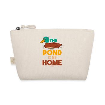 Duck swims in the pond duck bird - Organic Pouch - nature - Front
