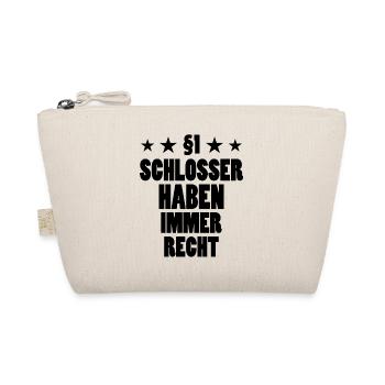Schlosser Lustiger Spruch Beruf Schloss Geschenk - Bio-Täschchen - Natur - Vorne