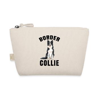 Border Collie - Border Collie Hund Geschenk - Bio-Täschchen - Natur - Vorne