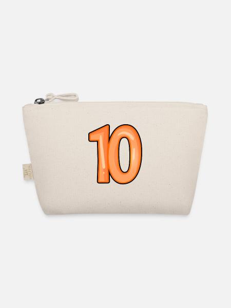 Number 10 - Organic Pouch - nature - Front