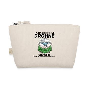 Drone Drohne Drohnen - Bio-Täschchen - Natur - Vorne