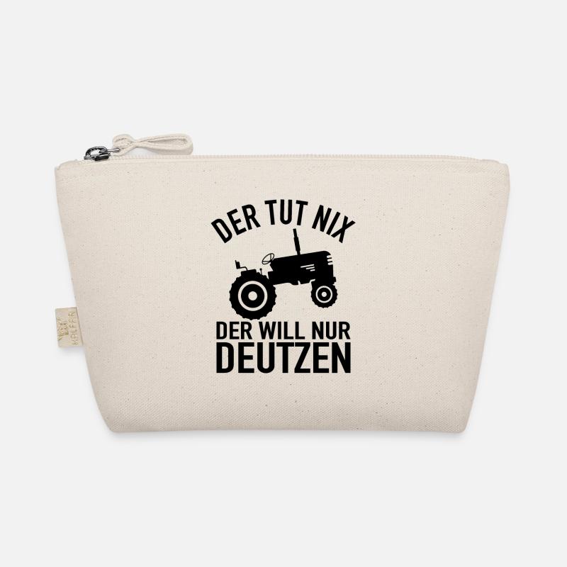 Der Tut Nix Der Will Nur Deutzen - Traktor Bauer Bio-Täschchen
