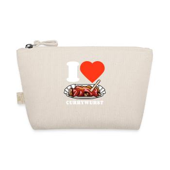 I Love Currywurst - Fast Food Fan - Wurst Kult - Bio-Täschchen - Natur - Vorne