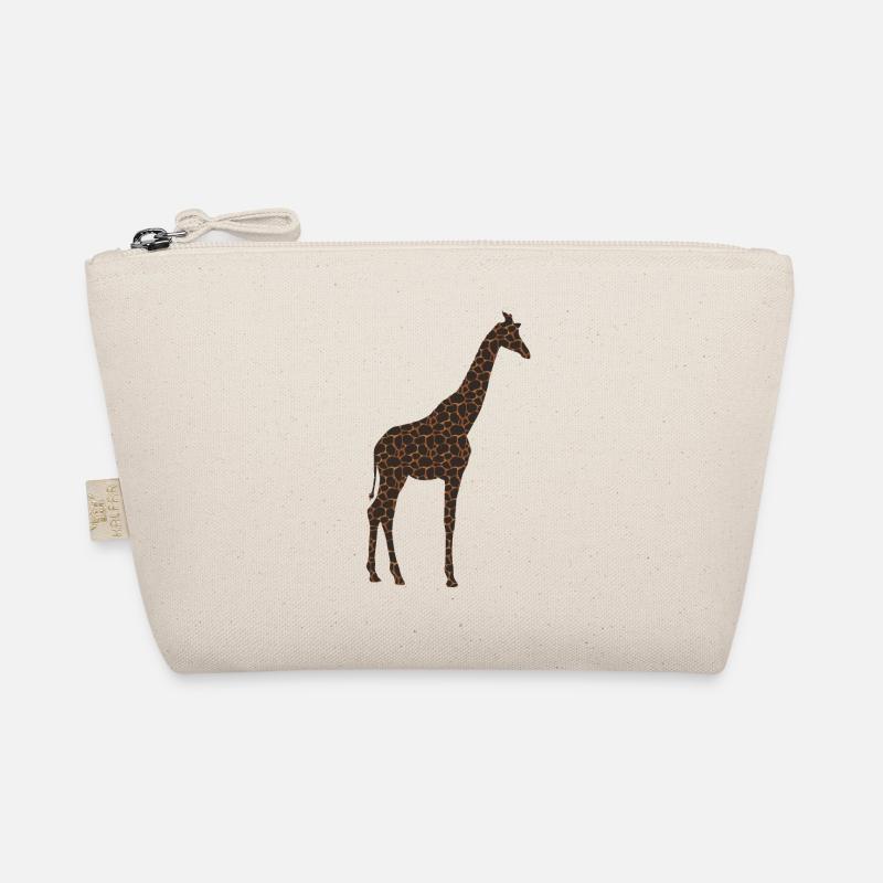 Giraffen Muster Giraffe - Bio-Täschchen - Natur