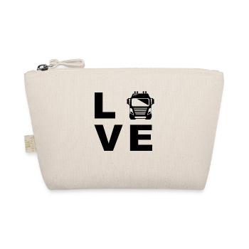 LOVE Truck Driver LOVE Driver Truck Driver - Organic Pouch - nature - Front