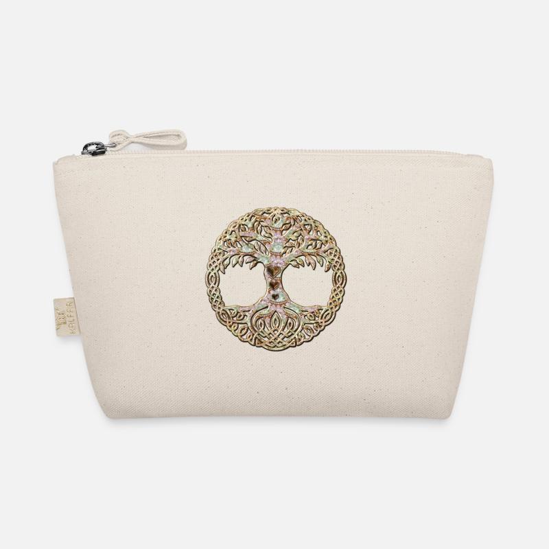 Elegant Celtic tree Organic Pouch