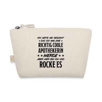Apothekerin Lustige Spruch Beruf Apotheke Geschenk - Bio-Täschchen - Natur - Vorne