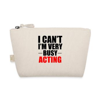 Comédien étudiant en théâtre spectacle cadeau - Trousse biologique - nature - Devant
