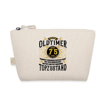 75 Geburtstag 75. Jubiläum 75 Ehrentag Geschenk - Bio-Täschchen - Natur - Vorne