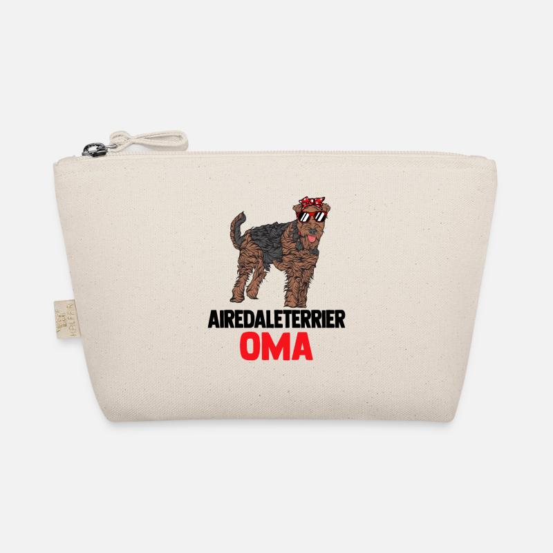 Airedale Terrier - Bio-Täschchen - Natur