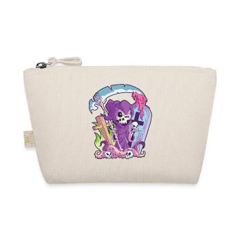 Kawaii Death Grim Reaper Pastel Goth Creepy Occult - Organic Pouch - nature - Front