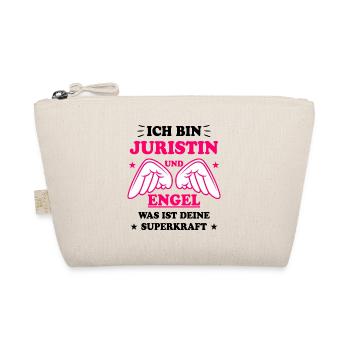 Juristin Jura Lustiger Spruch Juristin Geschenk - Bio-Täschchen - Natur - Vorne
