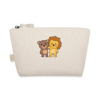 Lion ours zoo mignon animaux mignon enfants - Trousse biologique - nature - Devant