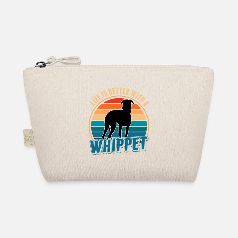 Life is better with a Whippet lévriers Sighthound Trousse biologique