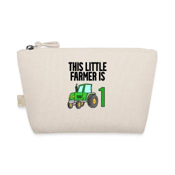 Tracteur 1 ans Garçon 1er anniversaire fils - Trousse biologique - nature - Devant