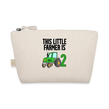 Tracteur 2 ans Garçon 2 anniversaire fils - Trousse biologique - nature - Devant