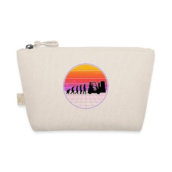 Forklift Driver Evolution Vaporwave Forklift - Organic Pouch - nature - Front