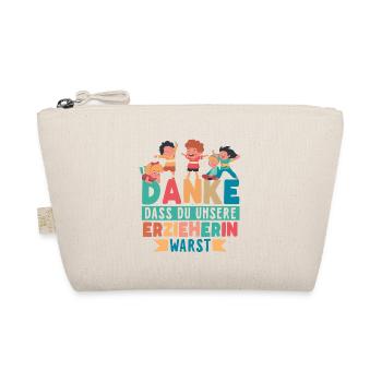 Erzieherin Kindergärtnerin - Bio-Täschchen - Natur - Vorne