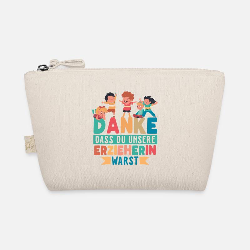 Erzieherin Kindergärtnerin - Bio-Täschchen - Natur