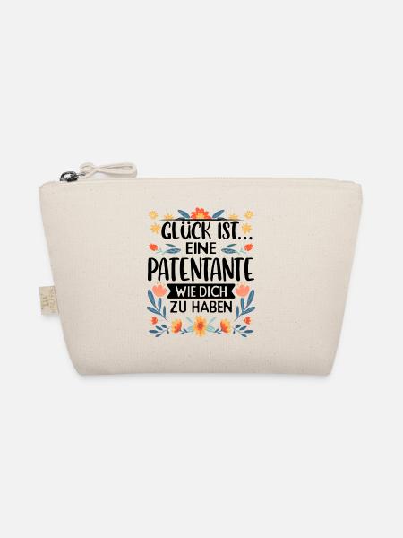 Patentante Taufpatin - Bio-Täschchen - Natur