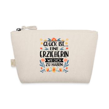 Erzieherin Kindergärtnerin - Bio-Täschchen - Natur - Vorne