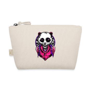 Panda stylé ours panda n°16 - Trousse biologique - nature - Devant