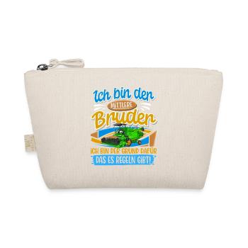 Mähdrescher Mittlerer Bruder - Bio-Täschchen - Natur - Vorne