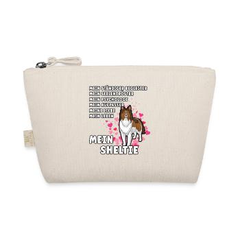 Mein Sheltie Hundehalter Hundeliebhaber - Bio-Täschchen - Natur - Vorne