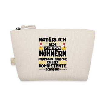 Hühner Huhn Haushühner Hühnerbesitzer - Bio-Täschchen - Natur - Vorne