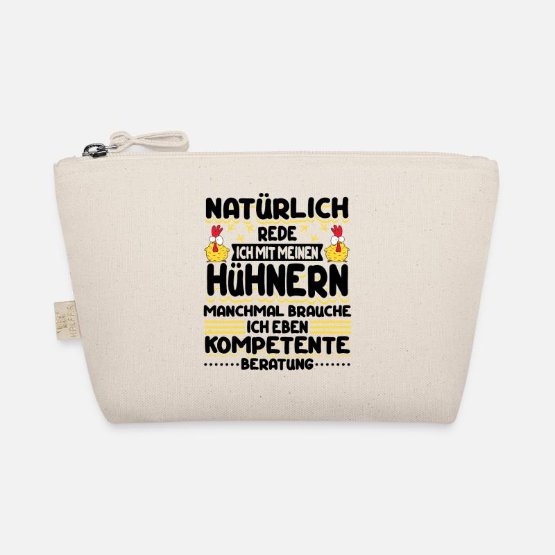 Hühner Huhn Haushühner Hühnerbesitzer - Bio-Täschchen - Natur