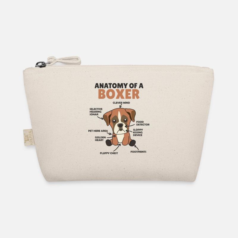 Anatomie d’un boxeur mignon chien chiot Trousse biologique