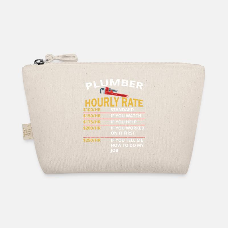 Plumber Hourly Rate Gift For Plumber Organic Pouch
