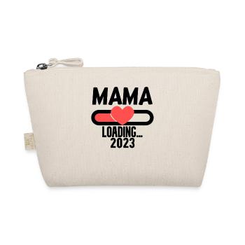 Mama 2023 - Werdende Mutter 2023 loading - Bio-Täschchen - Natur - Vorne
