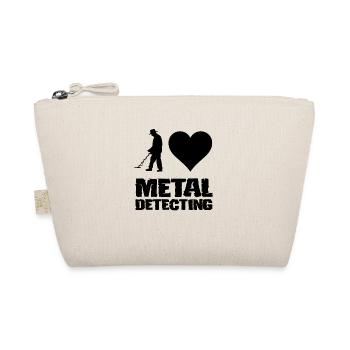 I love Metal Detecting Probe Walker Detector - Organic Pouch - nature - Front