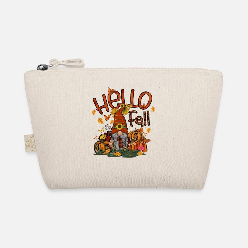 Hello Fall Gnome Thanksgiving Day Pumpkin Patch Bio-Täschchen