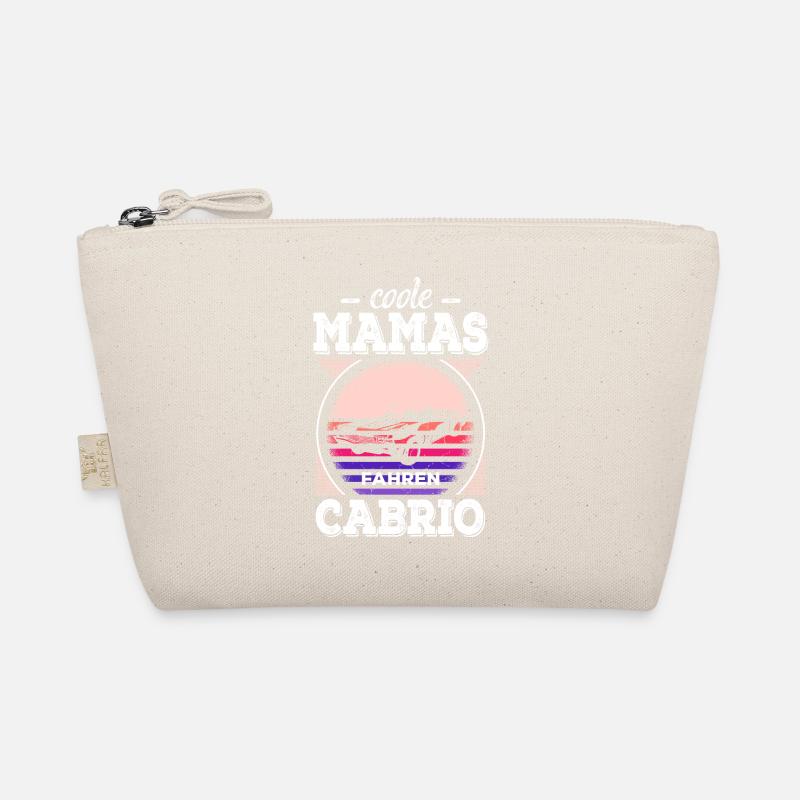 Coole Mamas Fahren Cabrio Retro Auto Oldtimer - Bio-Täschchen - Natur