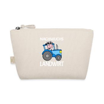 Nachwuchs Landwirt Traktor Geschenk - Bio-Täschchen - Natur - Vorne
