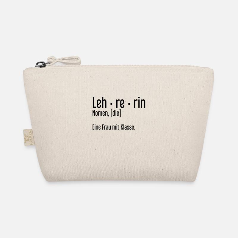 Lehrerin Lehrerinnen Schule Pädagogin Unterricht - Bio-Täschchen - Natur