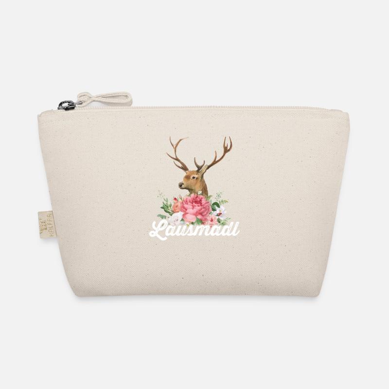 Lausmadl Dirndl Bayern Spruch Kostüm - Bio-Täschchen - Natur