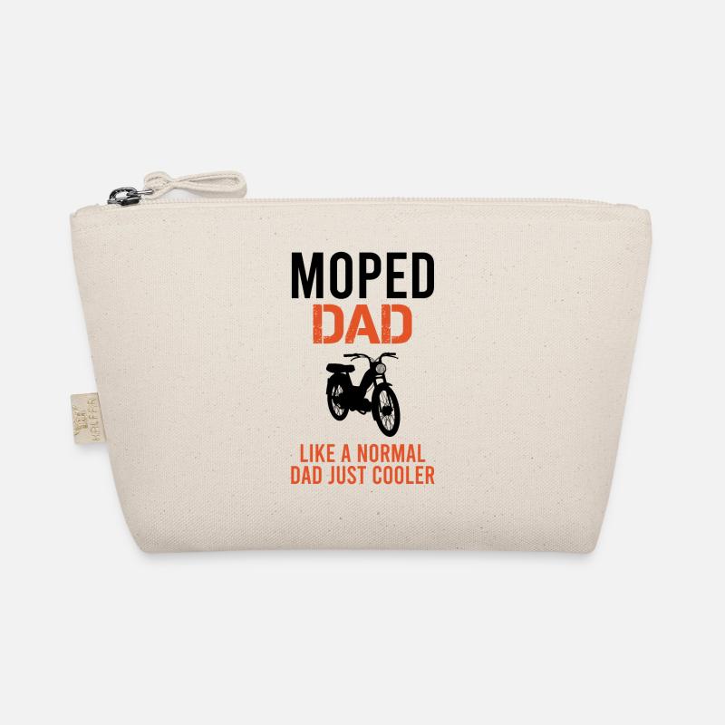 Moped Papa Father Moped Moped Driver Gift Men Organic Pouch