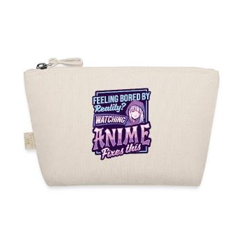 Anime shirt for an anime fan - Organic Pouch - nature - Front