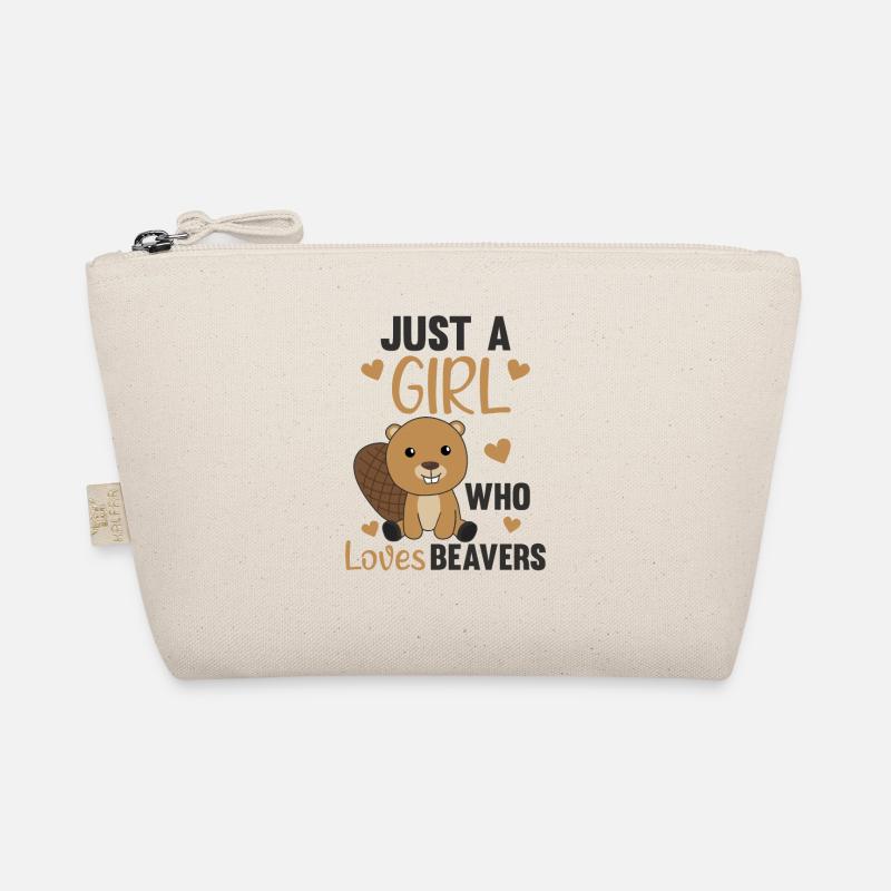 Juste une fille qui aime le castor - doux castor Trousse biologique