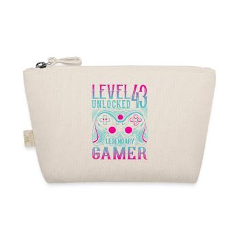 43rd Birthday Level 43 Gamer Gaming Gaming - Organic Pouch - nature - Front