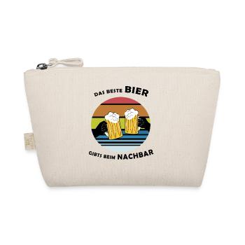 Herren bester Nachbar Lustiger Spruch Bier - Bio-Täschchen - Natur - Vorne