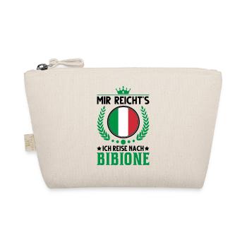 Mir reicht's Ich reise nach Bibione Italien Urlaub - Bio-Täschchen - Natur - Vorne