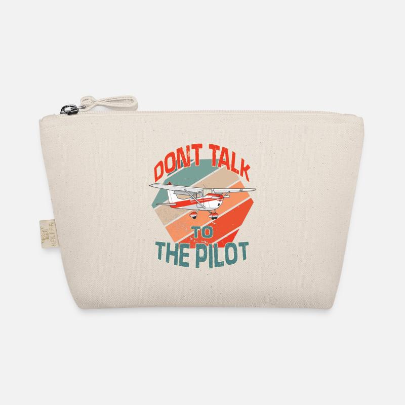 Retro Pilot Model Airplane Pilot Model Flight Organic Pouch