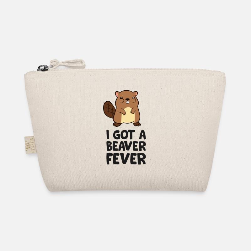 Funny Beaver Lover I Got A Beaver Fever Organic Pouch