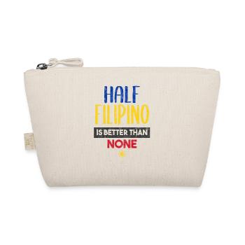 Philippines Half- Filipino Flag I Gift - Organic Pouch - nature - Front