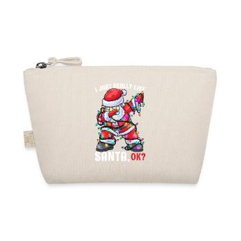 Weihnachtsmann Santa Claus - Bio-Täschchen - Natur - Vorne
