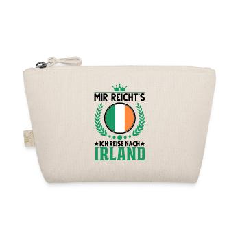 Irland Urlaub Spruch Irische Flagge Geschenk - Bio-Täschchen - Natur - Vorne